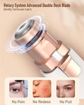 GSEL 2-in-1 Eyebrow Trimmer for Women – Painless Facial Hair Remover with LED Light