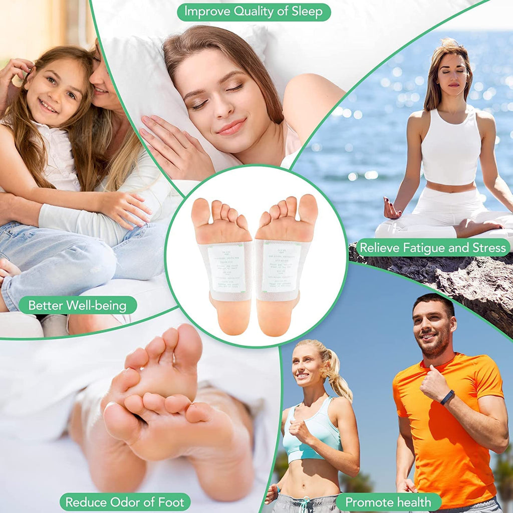 herbal detox foot patch for sleep pain relief bamboo vinegar