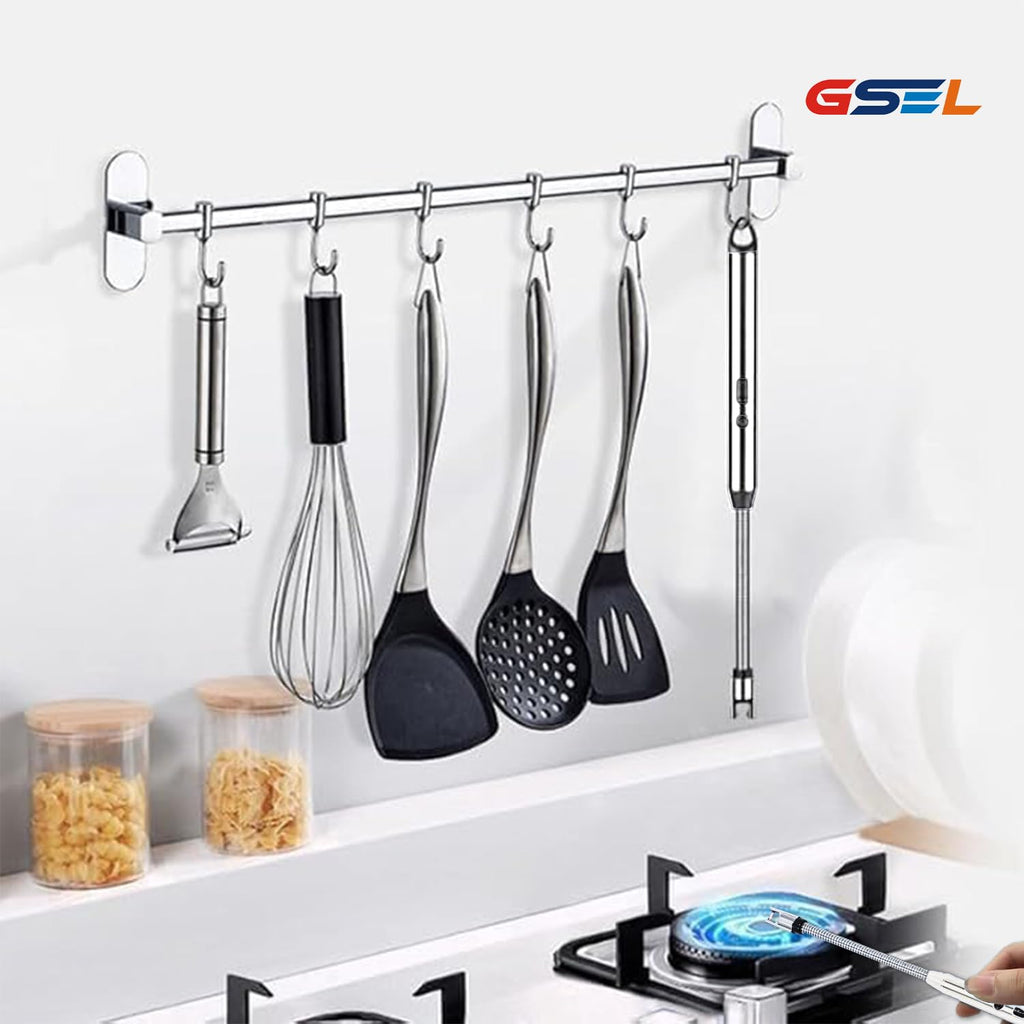 GSEL Electric Rechargeable Plasma Lighter – USB Windproof Gas Stove & Candle Lighter with 360° Flexible Neck